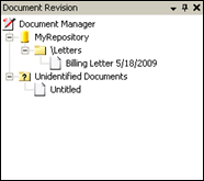 Document Revision Pane